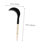 Heavy Duty Weeding Blade Hand Hoe For Gardening With Long Handle Manganese Steel Scythe Garden Tool