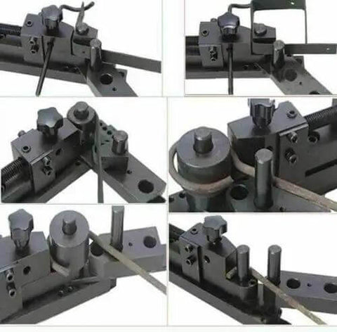 Bead Roller Machine With 7 Inch Throat And Six Die Sets For Sheet Metal Fabrication And Auto Body Work Pro Grade 22 Gauge Capacity