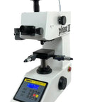 Phase II Plus Micro Vickers Hardness Tester With Integrated Camera For Next Level HV And HK Testing On Metallic Samples In Industrial Or Lab Settings, front view.