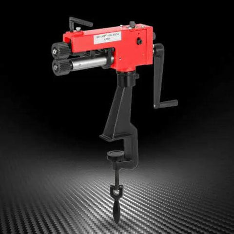 Pro Grade Bead Roller Bending Machine For Sheet Metal 7 Inch Manual Forming Tool With 6 Die Set