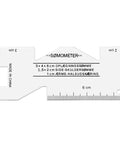 Seam Measuring Gauge Ruler For Quilting And Sewing Projects Ultrathin Aluminum Tool Template For Patchwork Crafting Accurate Seam Marking