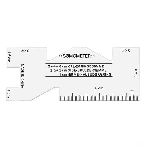 Seam Measuring Gauge Ruler For Quilting And Sewing Projects Ultrathin Aluminum Tool Template For Patchwork Crafting Accurate Seam Marking