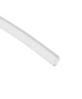 Close-up of translucent PA6 Nylon Tube Hose 3mm ID 5mm OD, showing smooth flexible tubing for air, water, oil, gas, and hydraulic lines.