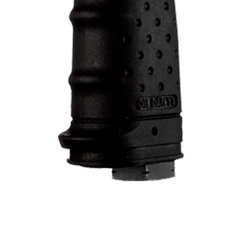 Cushioned rubber grip of the Rugged Real Deal One Inch Air Impact Wrench With Twin Hammer Clutch for comfortable use.