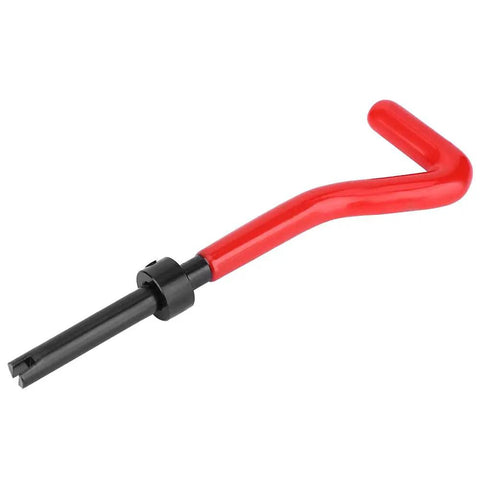 Ultimate M10x1.5 Thread Repair Kit Includes Twisted Drill Tap Wrench Plus 12 Premium Stainless Steel Helicoil Inserts For Fixing Stripped Threads In Cars And Heavy Duty Equipment That Lasts The Distance red insert installation tool
