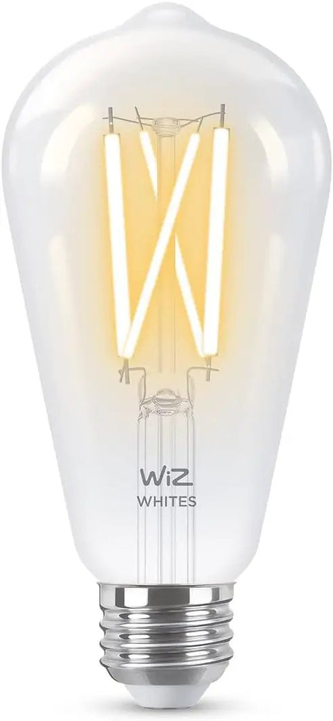 Smart Filament LED Light Bulbs 60W Equivalent ST19 Tunable White E26 WiFi Connected with Motion Activation and SpaceSense Auto On Off