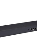 Built Tough 6 Port Network Firewall Mini Pc With Intel Celeron Cpu And 4Gb Ddr4 Ram 128Gb Msata Ssd Aluminum Enclosure back view.