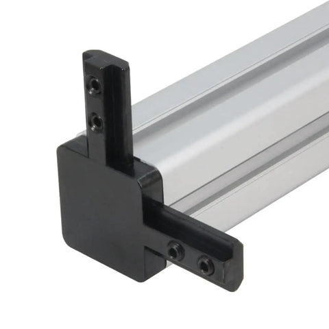 4 Pack Black 4040 Series 3-Way End Corner Bracket With M6 Screws For 8mm Slot T-Slot Aluminum Extrusion Profiles installed on frame