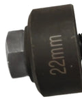 Close-up of 22mm die from Three Piece Metal Sheet Knockout Box Hole Cutter Conduit Punch Die Set For Clean Precise Holes