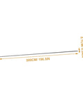 Glasses Repair Thread For Half Rim Eyewear, Scratch Resistant Fixing String For Quick Repairs, Compact Tool dimensions shown