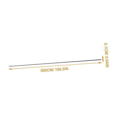 Glasses Repair Thread For Half Rim Eyewear, Scratch Resistant Fixing String For Quick Repairs, Compact Tool dimensions shown