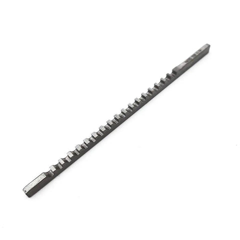 Fast Cut HSS Broaching Tools 3mm Push Type Keyway Broach for CNC Milling Machines, side view of durable wear-resistant tool