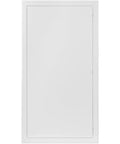 White Metal Wall Access Panel For Drywall Plumbing And Electrical Service Hatch front view, 9.65 x 19.49 inch, galvanized steel.