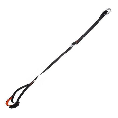 Climbing Belt And Foot Loop Lanyard Set For Outdoor Tree Climbing, adjustable arborist gear with quick buckle in tough polyester.