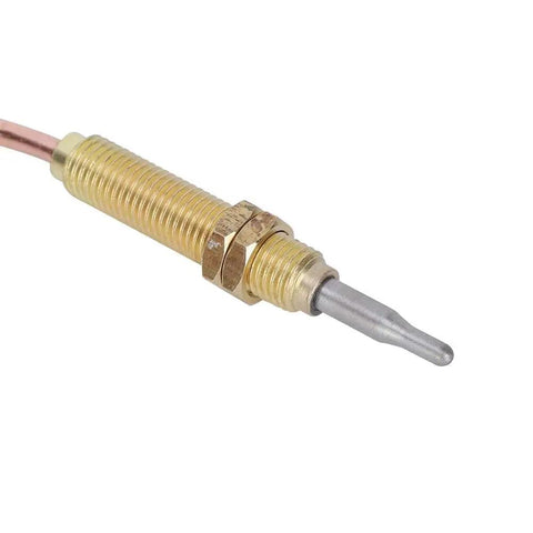 Gas Thermocouple With M8x1 End Nut And Head Tip Sensor For Outdoor Gas Setups, Pro Grade, 60 Cm Overall Length, 5.5 By 1 Cm Probe