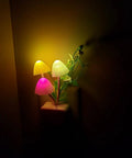 Sensor LED Night Light Color Changing Plug In Mushroom Lamp Dream Bed Light Cute Night Light For Kids And Adults