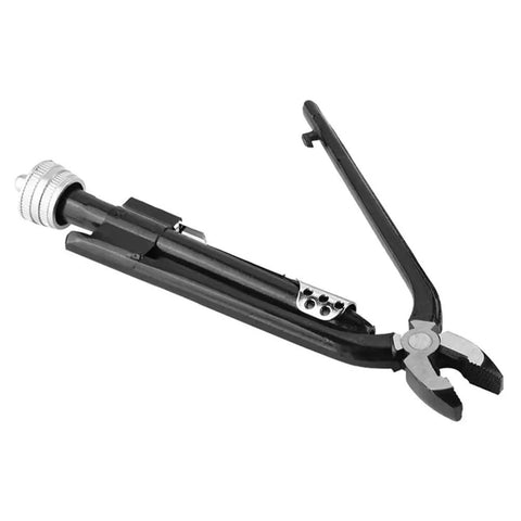 Six Inch Safety Wire Twisting Pliers With Ten Meter 0.5 Mm Steel Wire For Aircraft And Auto Industry Wiring, A Real Workhorse Wire Twister Tool For Quick, Clean, Secure Fastening - close-up side view