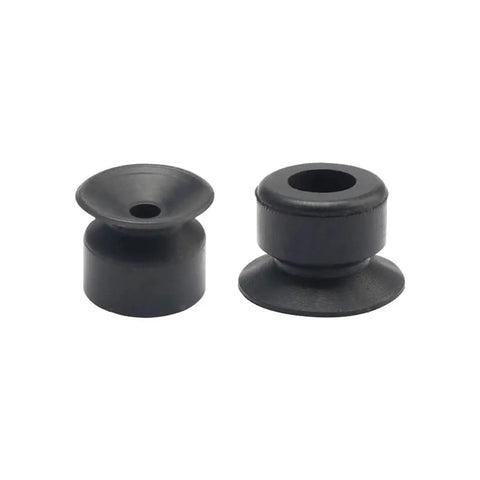 PA PFG Series Industrial Pneumatic Suction Cup Manipulator Accessory Rubber Chuck Gripper for Vacuum Lifting Automation with Pa 35s design, two black rubber caps.