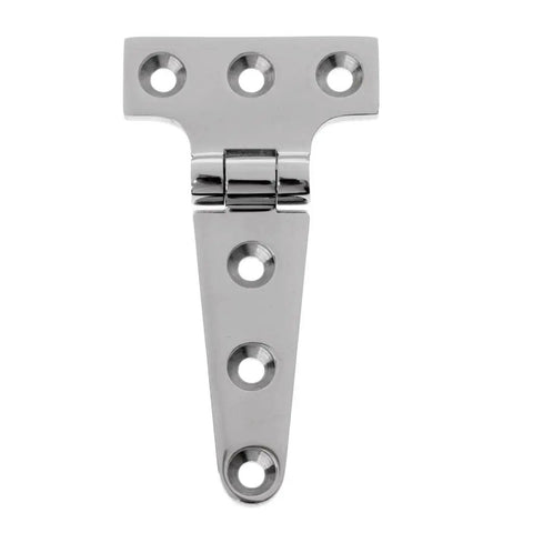 Beefy Heavy Duty Gate Strap Hinge For Shed And Barn Doors, Marine Grade 316 Stainless Steel, Rustproof Hinge Hardware