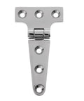 Heavy Duty Marine Grade 316 Stainless Steel Door and Gate Hinge with mirror finish, straight angle view