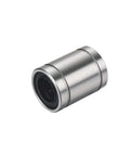 Straight Shooting LME50UU Linear Ball Bearing Bushings 50X75X100mm close-up view of stainless steel slide bushing.