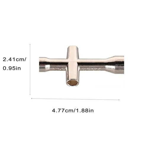 Cross socket detail from All In One RC Car Tool Kit With Ball Bearing Remover Reamer Body Hole Puncher Wheel Hub