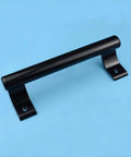 Eight Inch Aluminum Alloy Sliding Door Handle For Modern Decor And Elegant Interiors, Features A Comfortable Oval Grip, Rust Resistant Durable Build