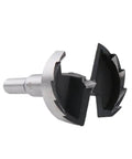 Amazon hinge boring drill bit, self-centering hole saw for woodworking, 6-72 mm range, silver shank with black cutters