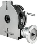 8 Inch Horizontal and Vertical Rotary Table for Milling Machines with 3 Slots MT 3 Compatible in side view