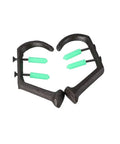 Heavy Duty Cast Iron Wall Mount Hooks Boss Level Construction For Hanging Towels Coats And Bags Slick Retro Storage Rack