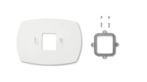 Premier White Thermostat Cover Plate Assembly Compatible With Rth6580wf And Focuspro Models Cloaks Wall Blemishes Includes Sturdy Fasteners Straight Up Swap Locks Tight For Standard Electrical Box Setup