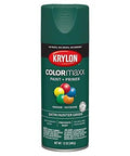 Top Tier Sixty Pack Of Twelve Oz Hunter Green Satin Spray Paint And Primer Duo Rust Block Fast Dry Slick Coat Sticks Hard To Metal Wood Plastic And Canvas For Yard Or Workshop Updates 12 oz spray can with satin finish.