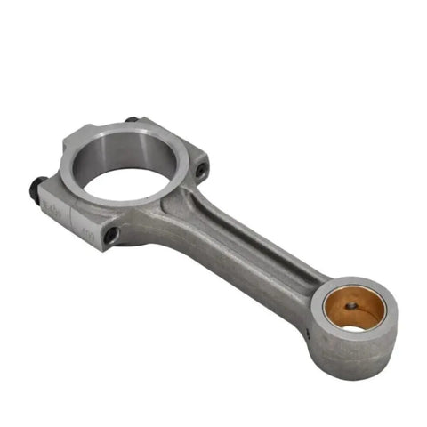 Beefed Up Heavy Duty Connecting Rod For Industrial Engines Part 12990023001 Durable High Strength Alloy For Consistent Motion Transfer From Piston To Crankshaft In Construction Equipment, gray connecting rod with bronze bushing