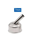 7mm 45-degree nozzle from Pro Grade Stainless Steel Hot Air Gun Nozzle Set for Soldering Stations, 3 pack
