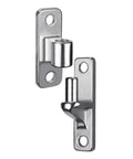 Wall Mount Gate Hinges for Farm and Outdoor Fences, one piece no weld chain link fence hardware with 5/8 inch hinge pin, stainless steel.