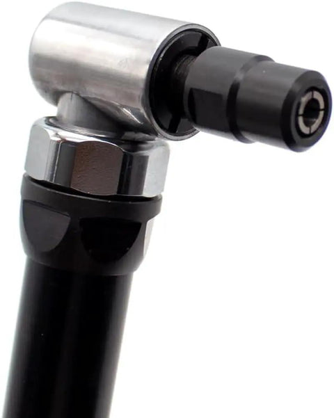 Pro Level Air Die Grinder 90 Degree Angle Polishing Tool 18000 Rpm Pneumatic Engraving And Cutting Machine fitting close-up.