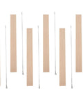 Set of 6 Piece Impulse Sealer Heat Wire Element Strips 18 Inch Long 8mm Wide Replacement Heating Seals for Sealing Machines.