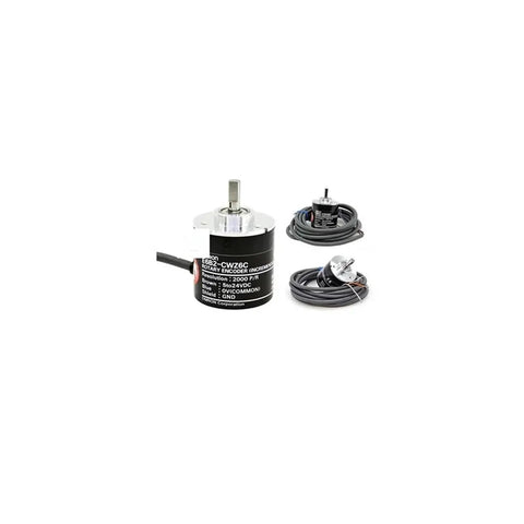Incremental Rotary Encoder 40mm Diameter With 2 Meter Cable 5-24V DC Supply Model E6B2-CWZ5B 1000 PPR Pro Grade Precision Encoder For CNC, Robotics And Automation Projects New JP Origin Durable Build, shown with wired shaft