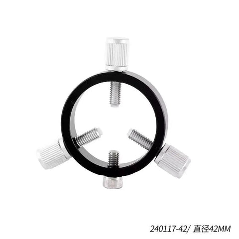 Three Point Guide Ring For Astronomical Telescopes Black Mounting Ring With Bold M6 Screws Keeps It Solid And Stays Put Fits 42 50 60 68 80 90 102mm Tubes Lab Grade Accessories