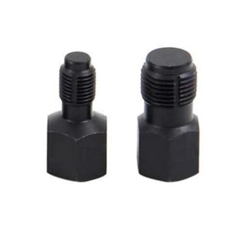 Pro Grade O2 Oxygen Sensor Socket Wrench Set With Removal Tool And Thread Chaser, metal socket heads, side view