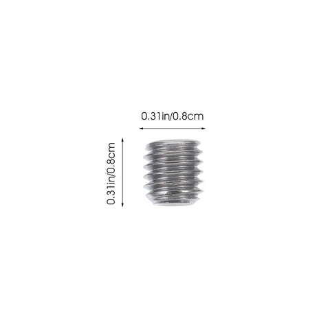 Full Throttle 400 Piece 304 Stainless Steel Socket Grub Screw Assortment Kit With Complete M3 M4 M5 M6 M8 Hex Key Allen Screws Bundle Suitable For Home Repair Bathroom Fixtures And Workshop Needs, M8 grub screw 0.8cm