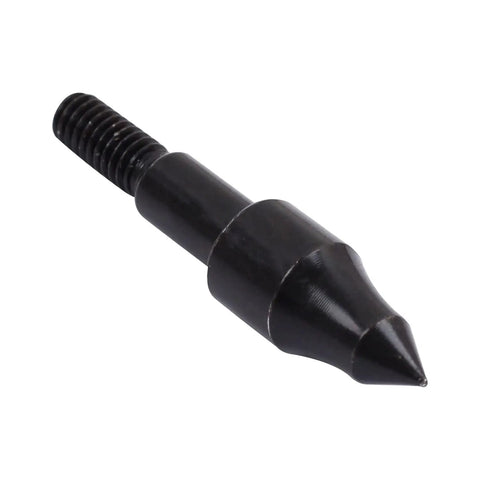 Pro Grade 100 Grain Field Points For Target Practice And Hunting Arrows, stainless steel screw in field tip, side view