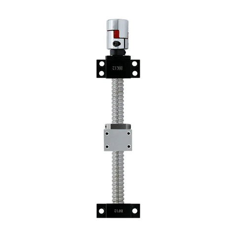 Beefy 16mm Rolled Ball Screw Kit With 1610 Lead 10mm, SFU1610 Single Nut, BKBF12 End Support, DSG16H Housing And Coupling