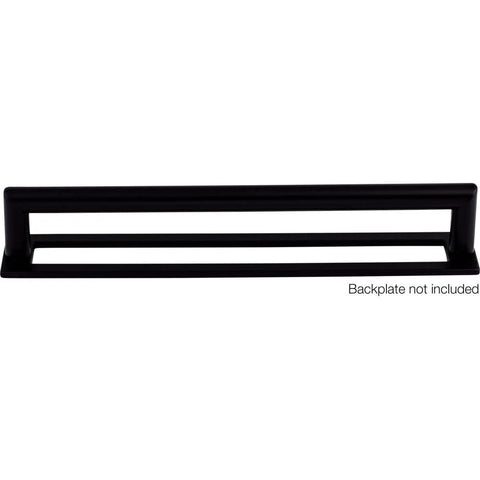 Kinney Pull Flat Black Eight Inch Cabinet Pull Lynwood Collection With Seven And Nine Sixteenths Inch Center To Center Mounting Holes
