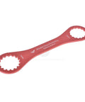 Pro Grade 16 Notch Bottom Bracket Wrench 44 To 48 Millimeter For Bike Maintenance Red Accessory Pack High Torque Durable Tool