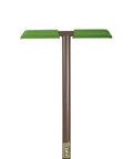 Saw Tooth Border Edger With T Grip 39 Inch For Clean Lawn Edges Along Driveways And Sidewalks Versatile Straight Or Curved Cutting Serrated Steel Blade Easily Slices Through Grass And Dirt, focus on green T grip