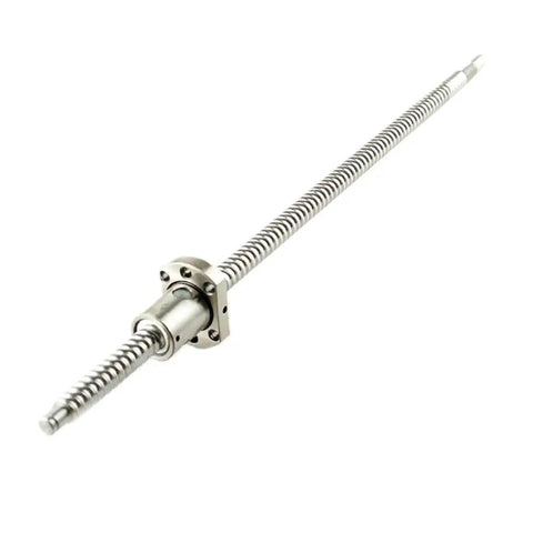 Premium Single SFU1204 Rolled C7 Ball Screw 200-1500mm with flange nut for CNC machines and efficient builds.