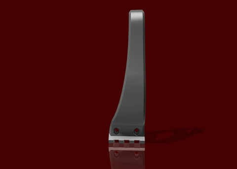 Picatinny Barrel Band For AEA SF Series Sniper, side view of PA12-CF15 material, designed for stability, durability, UV and heat resistance.