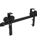 5 Feet Ceiling Mount Sliding Barn Door Hardware Kit For A 30 Inch Wide Single Wooden Door Easy To Install Smooth Quiet Operation Y Shape Hanger Heavy Duty Steel With Anti Corrosion Finish Pre Drilled Rails And L Bracket