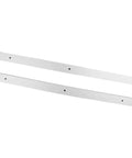 Aluminum Alloy T Track Rail Set With Sliders And Handles For Woodworking Jigs Fixtures Drill Press Tables Router Tables Silver Finish